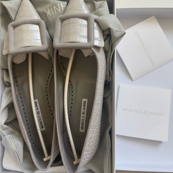 New!!! MANOLO BLAHNIK Maysale ballerina flats - Picture 4 of 6